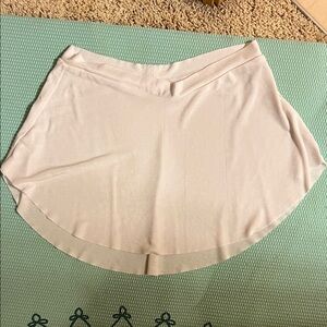 Chic Cream Mini Skirt